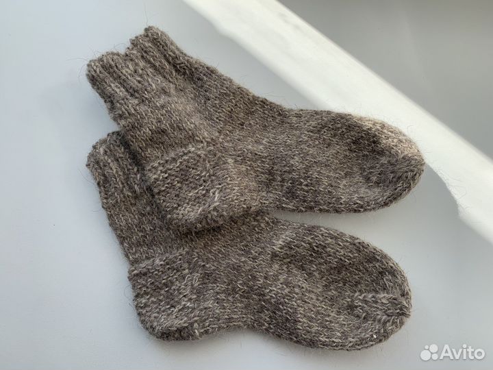 Носки из собачьей и овечьей шерсти