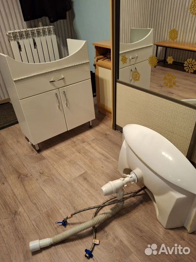 Тумба для ванной бу на 90