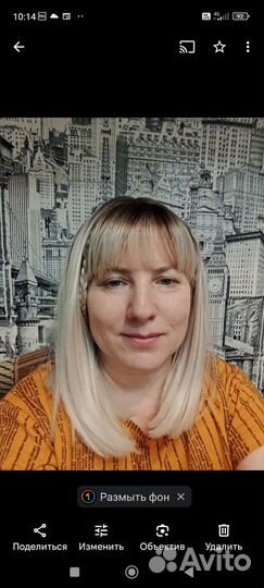 Парик блонд