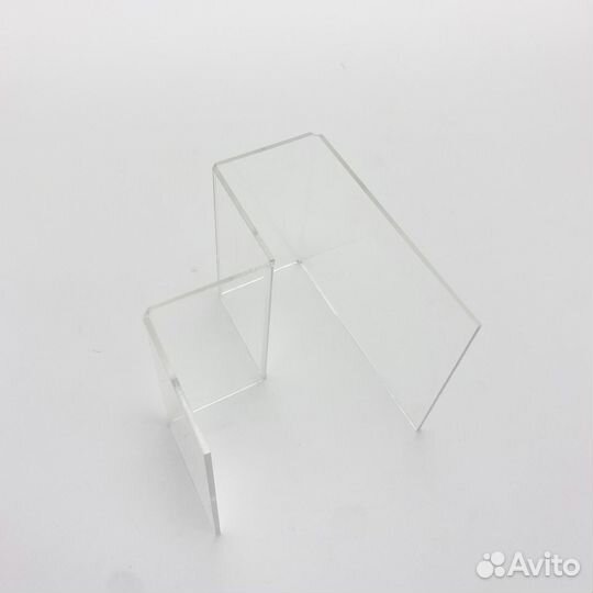 Ступенька два уровня 120*135*150мм, прозрачный ак