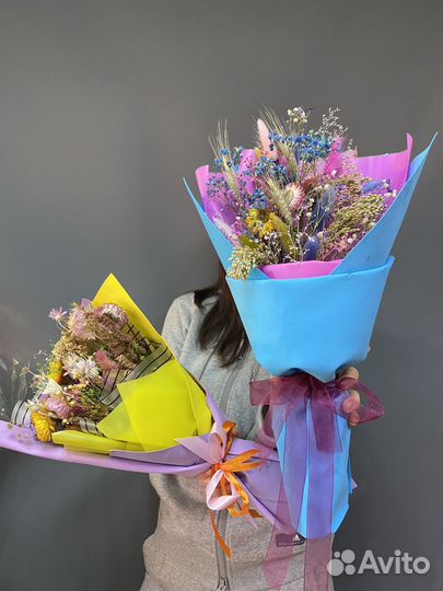 Букет из сухоцветов в интерьер