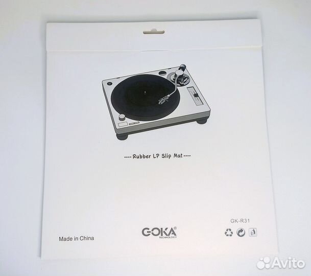 Резиновый коврик (мат) для проигрывателя