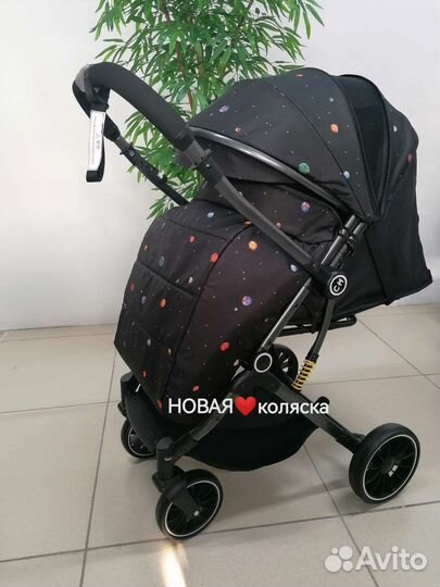 Новая коляска Сн525 перекидная ручка (бриллиант)