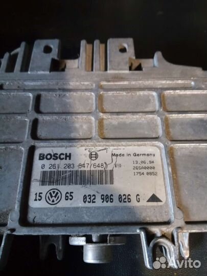 Эбу volkswagen golf 3