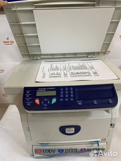 Мфу принтер Xerox Phaser 3100MFP/S, ч/б, A4