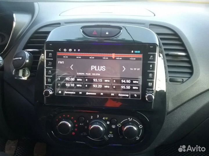Магнитола Renault Kaptur + физические кнопки