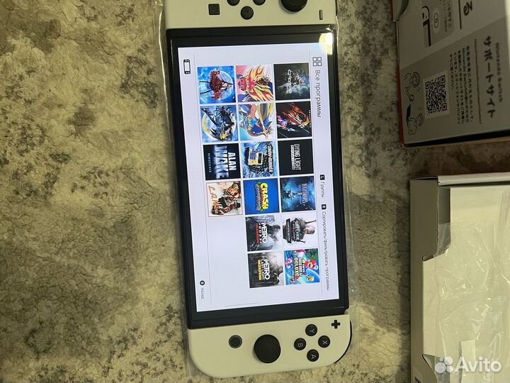 Nintendo switch oled 512gb новая чипованная
