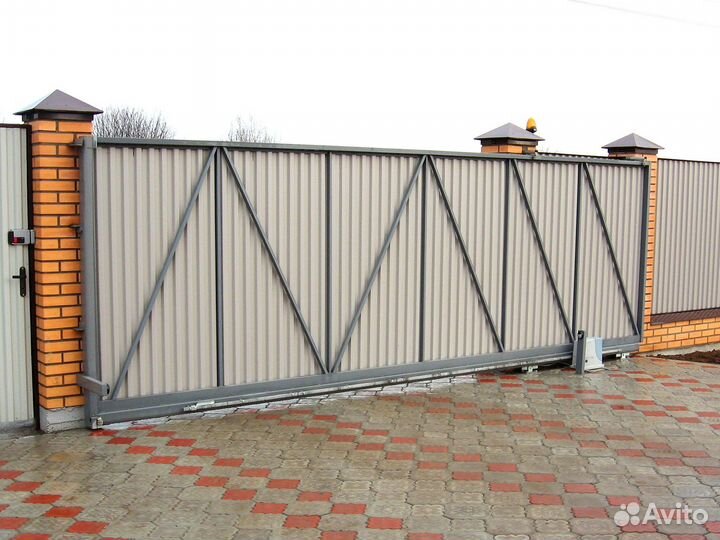 Ворота и калитка бу