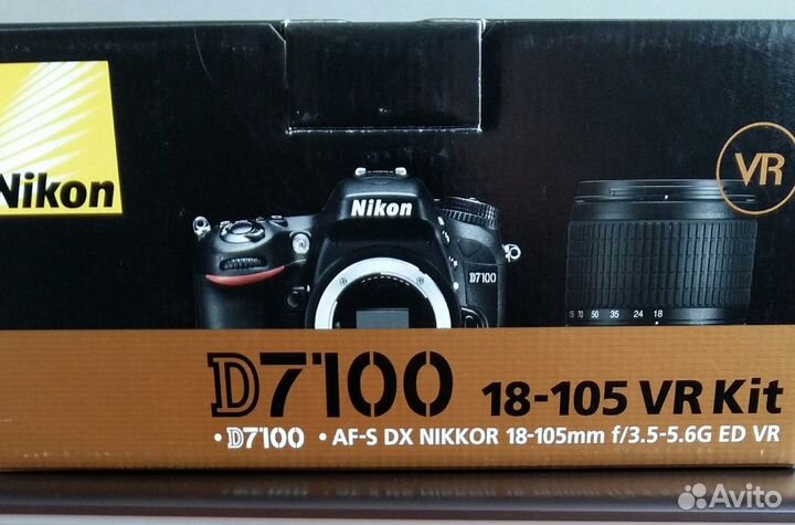 Фотокамера nikon D7100 Kit AF-S DX 18-105mm