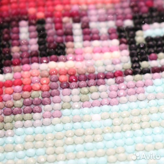 Алмазная вышивка. Готовая картина