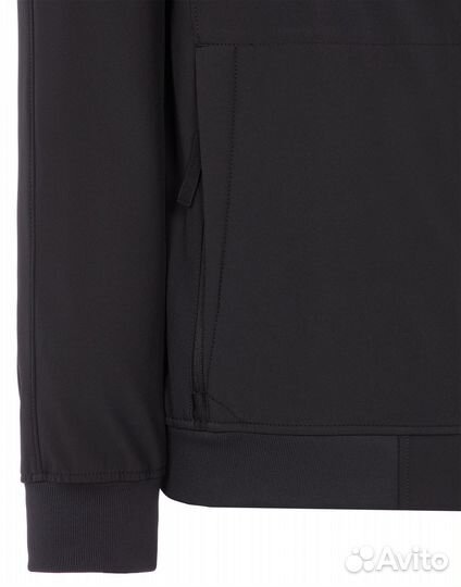 Куртка stone island light soft shell-R black