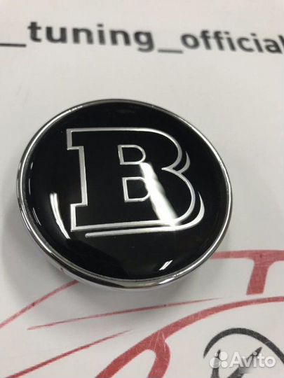 Заглушка в капот Mercedes B черная