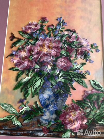 Картина вышитая бисером