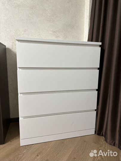 Комод IKEA мальм 4 ящика