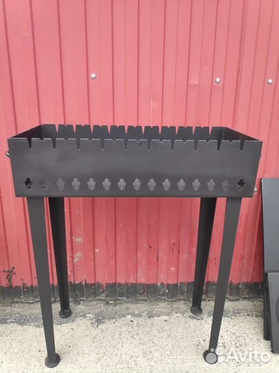 Новый мангал с крышкой