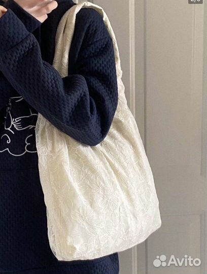 Шопер с кружевой