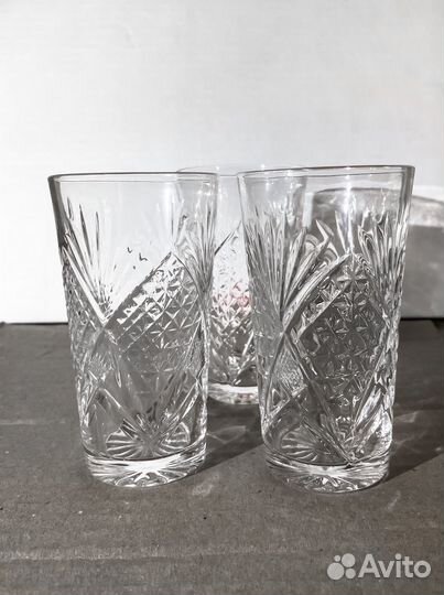 Хрустальные стаканы СССР 200мл