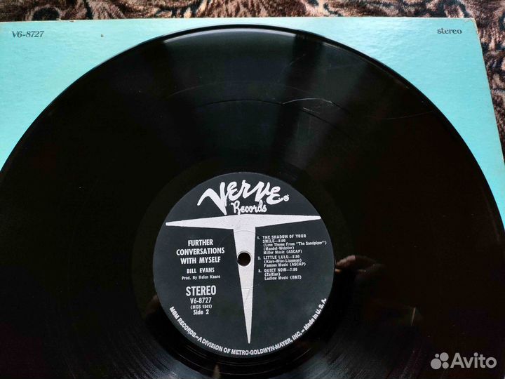 Bill Evans – Further Conversations – US LP 1967