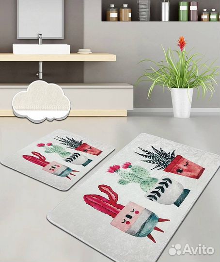 Коврики в туалет, ванную, кухню и прихожую