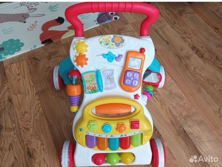 Ходунки каталка baby go Активити музыкальная