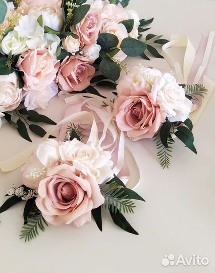 Украшения на свадебное авто