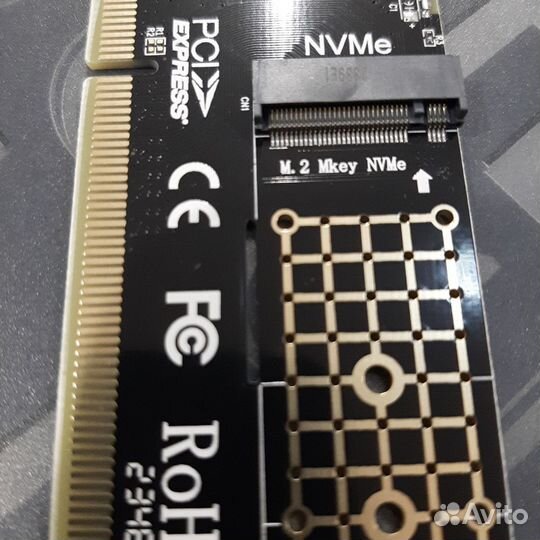 M.2 на pcie x16