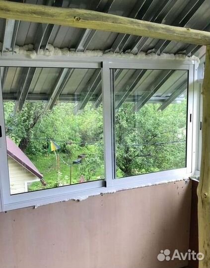 Остекление окон и балконов пвх