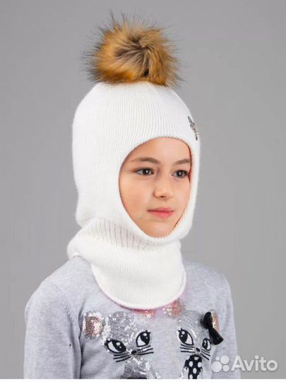 Шапка шлем детская