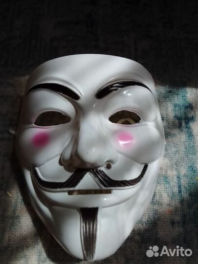 Маски анонимусов 4 штуки
