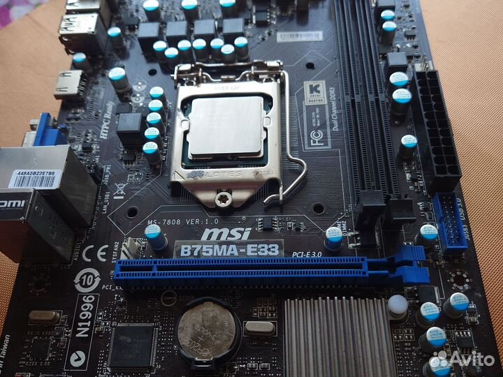 Плата с процессором Coree i7