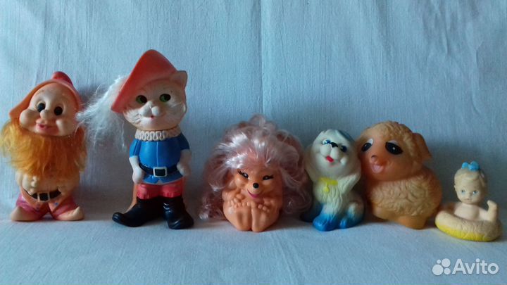 Игрушки детские резиновые СССР