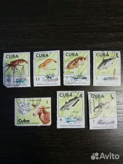 Марки (животные, Куба, Вьетнам, Польша, Чехословак