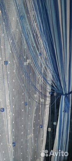 Штора нитяная кисея