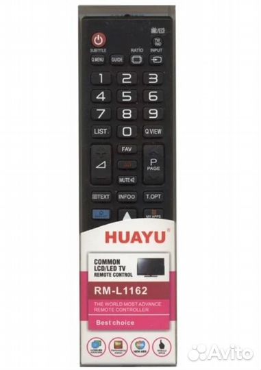 Huayu RM-L1162 универс. пду для TV LG