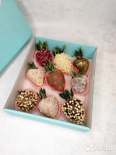 Клубника в шоколаде, набор клубники в шоколаде