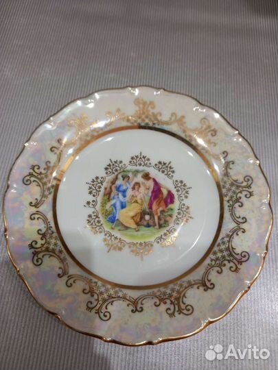 Тарелка декоративная,Менажница фарфоровая