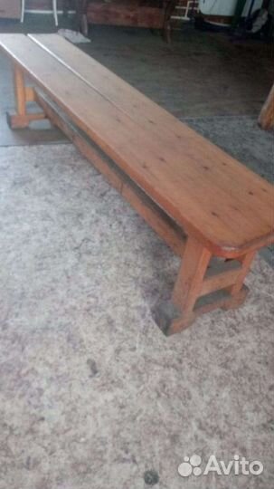 Лавочка деревянная