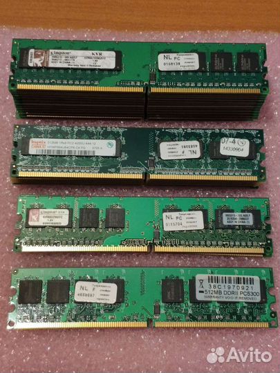 Оперативная память ddr ddr2 256mb 512mb 1gb