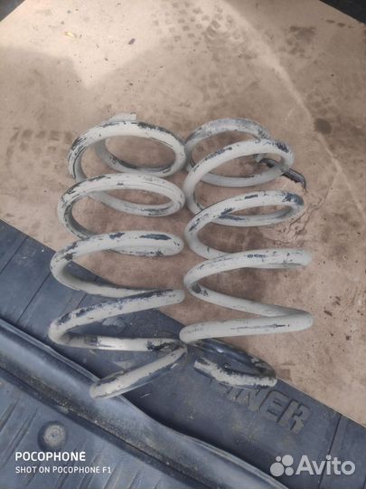 Пружины задние на largus