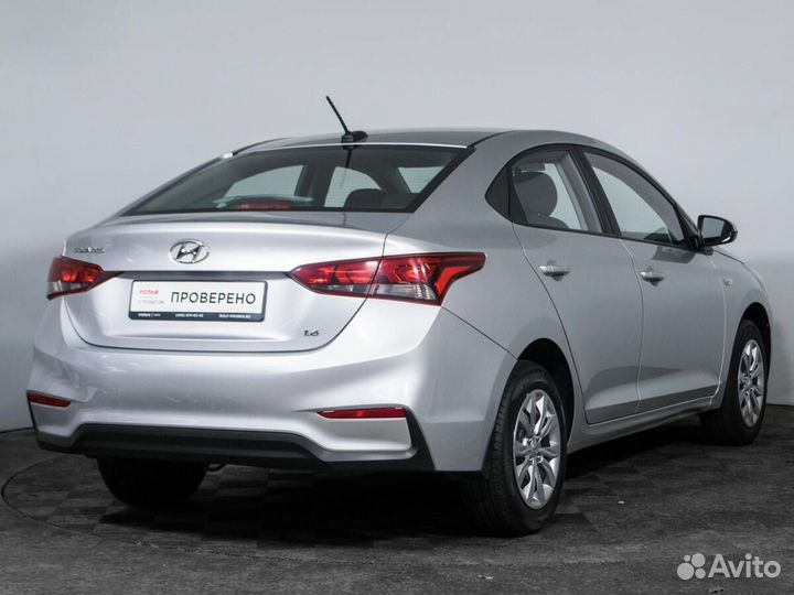 Hyundai Solaris 1.6 МТ, 2018, 107 572 км