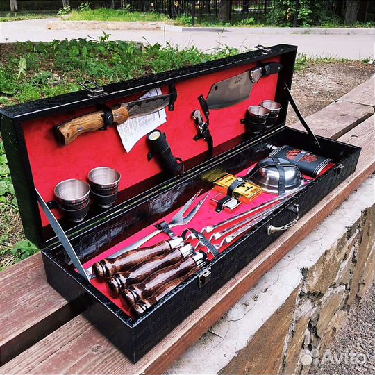 Набор подарочный шампура для мужчин