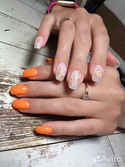 Маникюр с покрытием гель-лаком