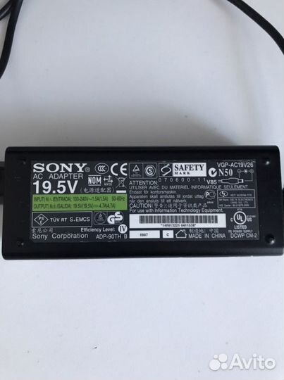 Блок питания / зарядка для ноутбука Sony