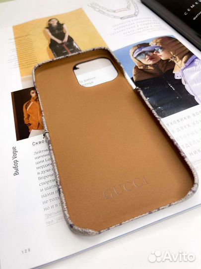 Чехол gucci на iPhone 14,13