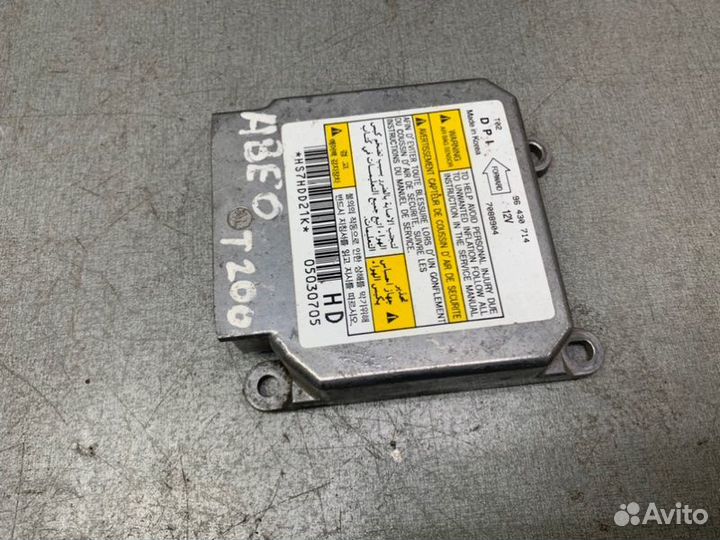 Блок управления Airbag Chevrolet Aveo T200 хэтчбек