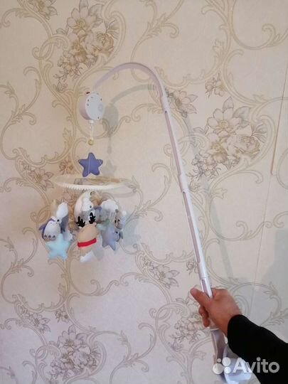 Детский мобиль на кроватку(ручная работа)