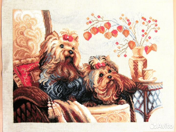 Собаки вышивка крестом
