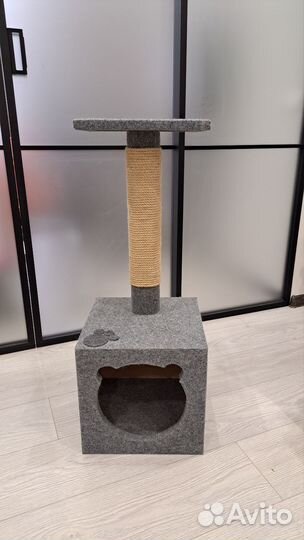 Когтеточка с домиком бу