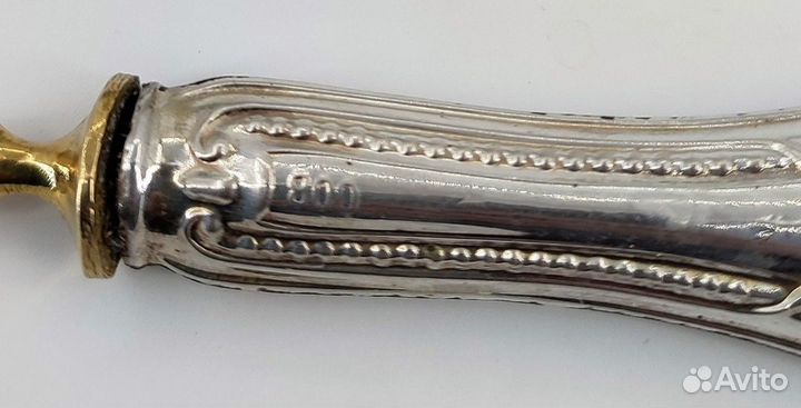 Набор приборов серебро 800 пр Германия 19 век