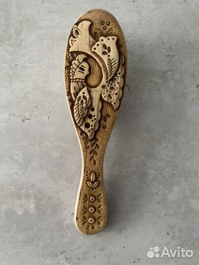 Расческа массажная деревянная